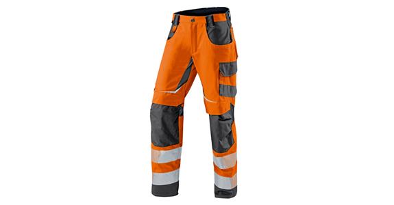 Hi-vis summer trousers REFLECTIQ orange/anthracite size 52
