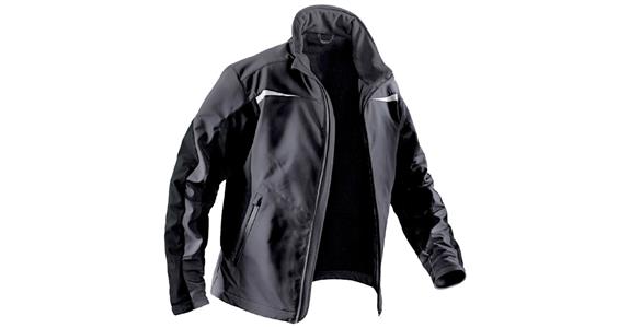 Lehká softshell. bunda, antracitová/černá, velikost XL
