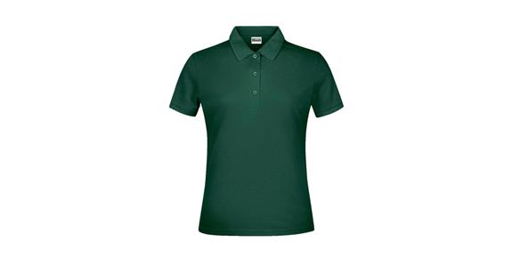 Polo shirt ladies' dark green size XXL