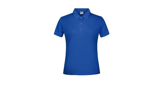 Polo shirt ladies' royal blue size XXL