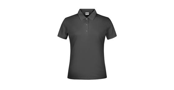 Polo shirt ladies' graphite size S