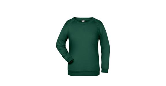 Sweatshirt ladies' dark green size L