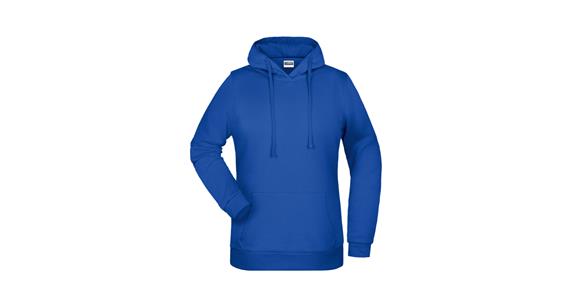 Hooded sweatshirt ladies' royal blue size XXL