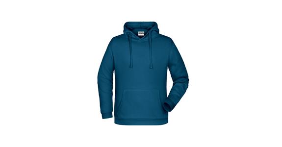 Hooded sweatshirt petrol size 4XL