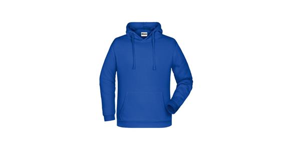 Hooded sweatshirt royal blue size L
