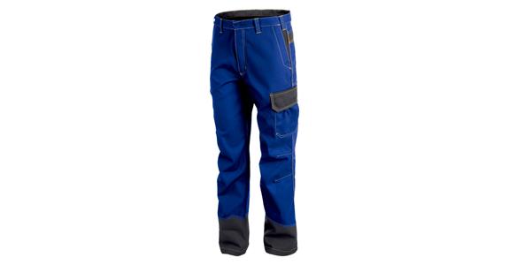 Kalhoty SAFETY X6, chrpově modrá/antracitová, velikost 46