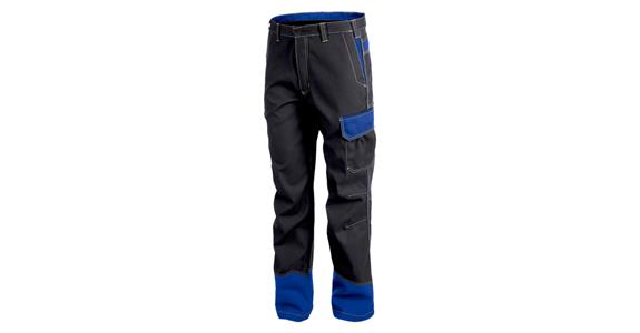 Kalhoty SAFETY X6, antracitová/chrpově modrá, velikost 60