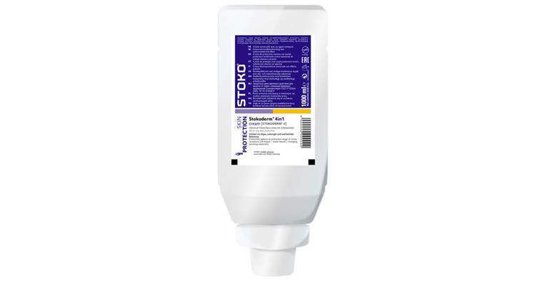 1093100141 Ochranný krém na pokožku Stokoderm® 4 v 1 bez silikonu 1000 ml měkká lahev