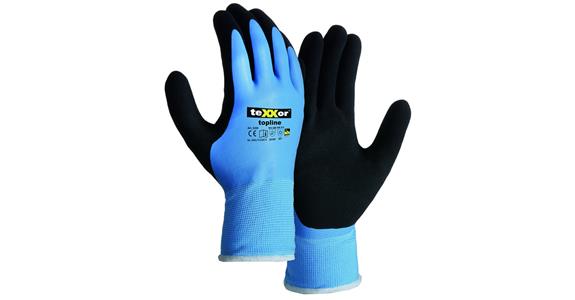 Zimní rukavice latex, 12 párů, velikost 9