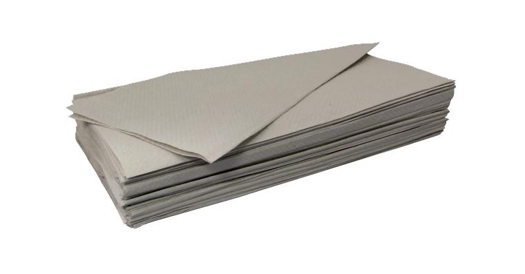 1093400260 Skládané papírové ručníky přírodní nebělené 1vr. 25×23 cm cik-cak cca 4600 ks