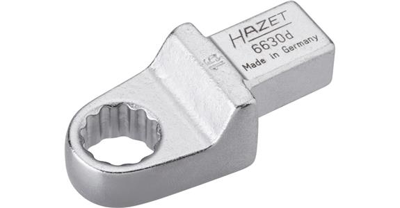Otevřený očkový nástrčný nástroj HAZET, 27 mm, s nástrčným čtyřhranem, 14x18 mm