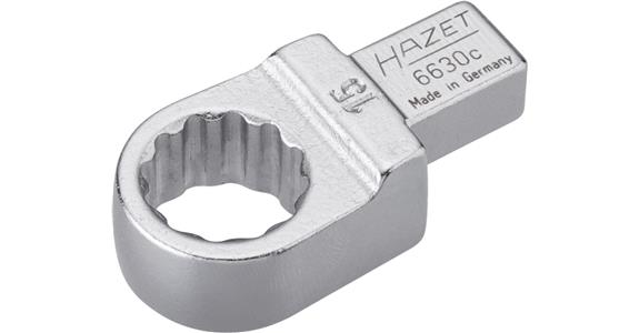 Otevřený očkový nástrčný nástroj HAZET, 10 mm, s nástrčným čtyřhranem, 9x12 mm