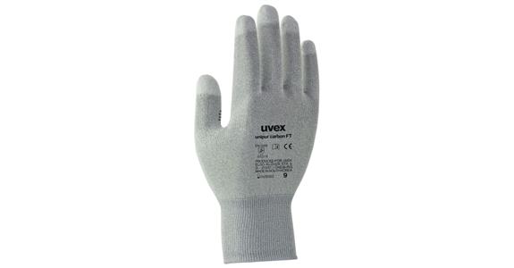 Nylon-Strickhandschuh Unipur carbon FT Gr.6