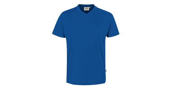 Tričko s výstřihem do V Classic, royal modré, 2XL