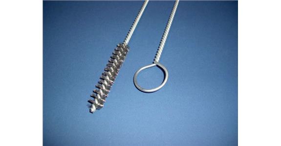 Steel wire wheel brush dia. 10 mm length 150 mm