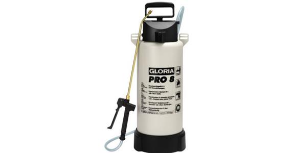 Special pressure sprayer Pro 8 with carry strap and shoulder strap