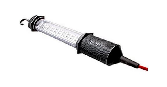 Hand-held lamp integrated hook, handle, 5 m power cable