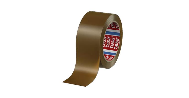 tesapack® packing tape 4124 brown length 66 m width 75 mm