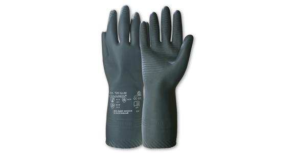 Chemikalien-Schutzhandschuh Camapren 720 Pack = 10 Paar Gr. 7