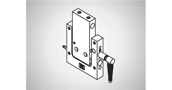 Blockmesselement mit Taster/Abhebung