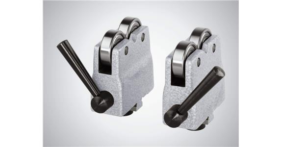 Abrollblöcke im Paar 818 ab, für Spitzenhöhe 50/75 mm