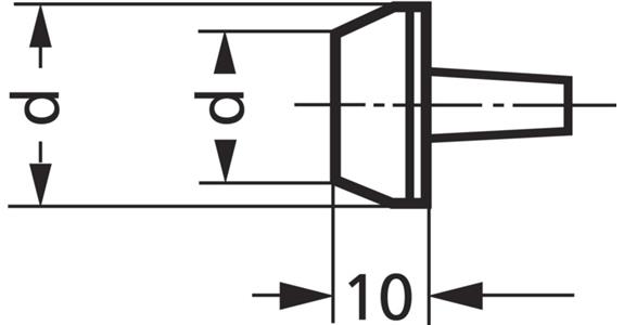 Messkegel 817 ks, Ø 23-30 mm