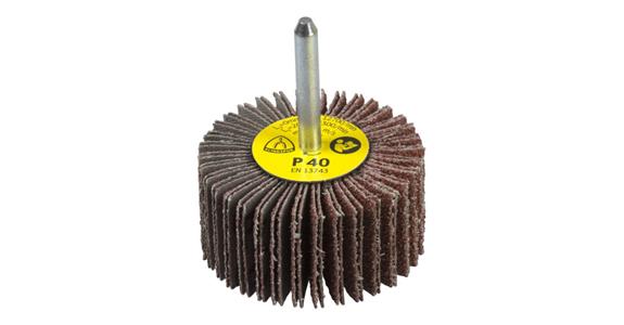 Small abrasive flap, KM 613 G120, 30x5x3 mm