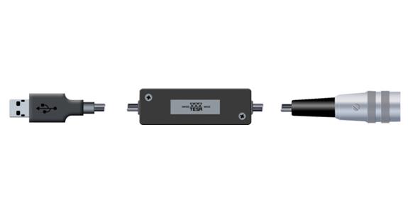 Rozhraní USB pro sondy pro měření délky TESA, ±2 mm