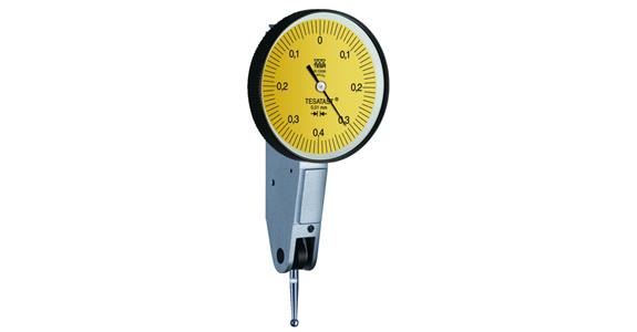 Páčkový úchylkoměr TESATAST, stupňování 0,01 mm, průměr 38 mm, v pouzdru, 1810006