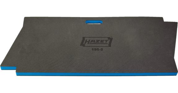 Podložka pro mechaniky HAZET, 975 x 385 x 30 mm, černá/modrá