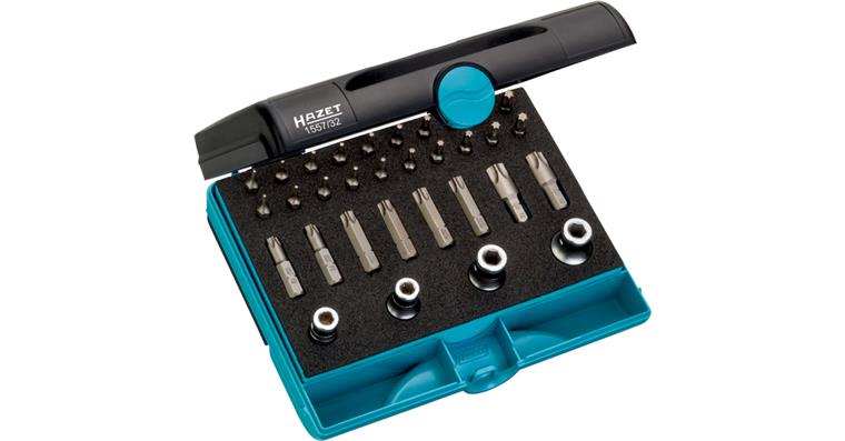 1001211163 Set TX Profile Hexagon 1/4 Inch Internal 32 Tools Smart Case 185 mm