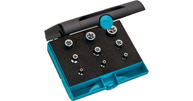 1051463301 set TX profile square outside 1/4 inch,3/8 inch,1/2 inch 9 tools