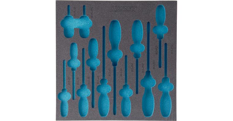1001208431 Soft foam insert 2C empty 163-100L