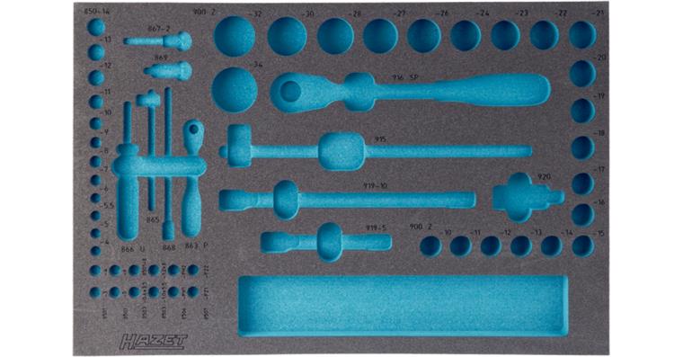 1001208591 soft foam insert 2C empty 163-118L