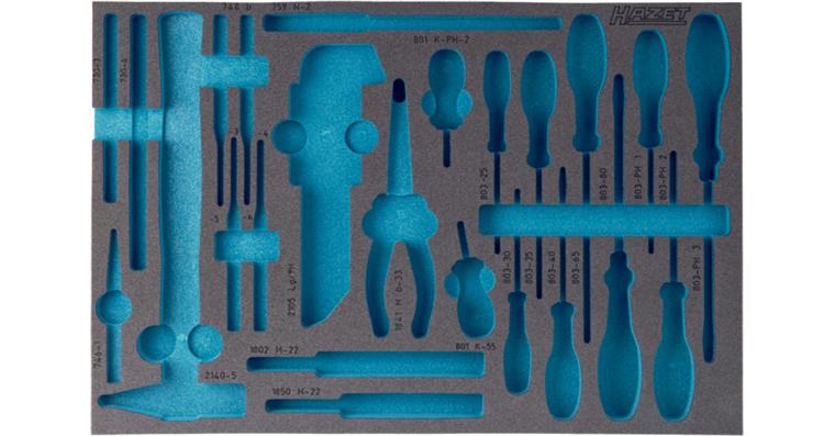 1001208595 Soft foam insert 2C empty 163-120L