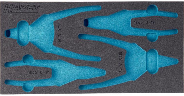 1001208601 Soft foam insert 2C empty 163-124L