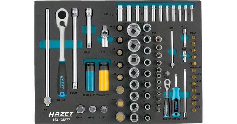1059755101 socket wrench set 77-piece 163-138/77