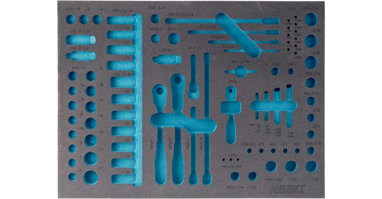 1001208608 Soft foam insert 2C Empty 163-139L