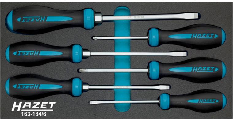 1001208792 Screwdriver set 6-piece PH slotted 0.8x4-1.2x8 PH1-PH2