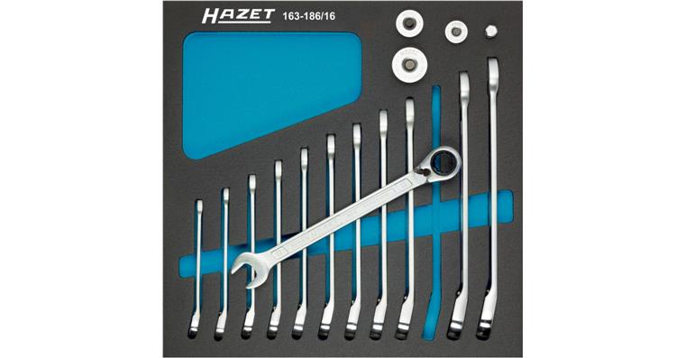 1001208796 ratchet ring wrench set 16-piece outside hexagon traction profile