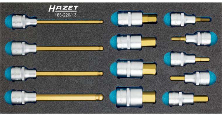 1001209160 Screwdriver socket set 13-piece 1/2 inch