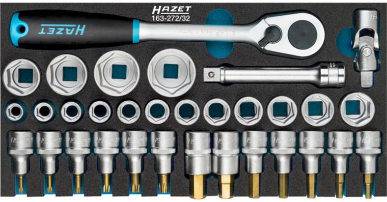 1001210927 tool set 32-piece 1/2 inch internal TX hexagon socket external hexagon
