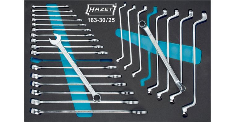 1059750101 Combination wrench double box wrench set 25-piece double hexagon socket