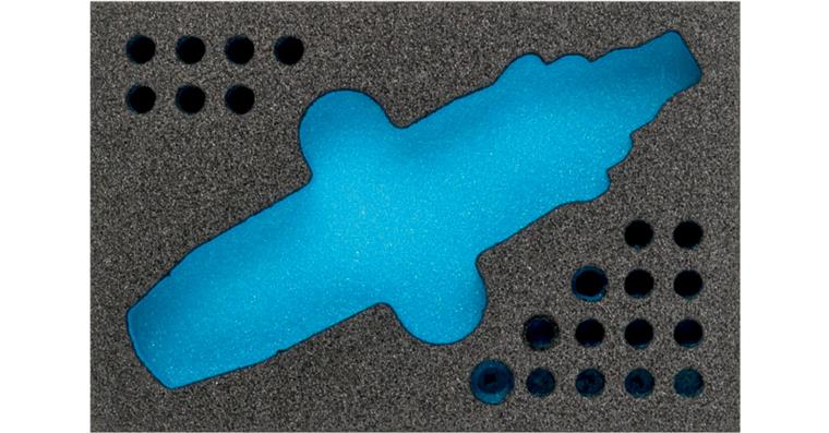 1001210472 Soft foam insert 2C empty 163-333L