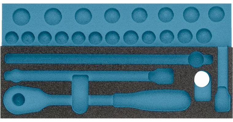 1001210481 Soft foam insert 2C empty 163-342L