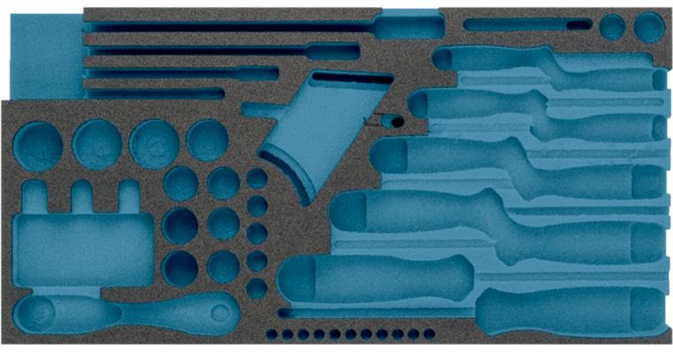 1001210495 Soft foam insert 2K empty 163-356L
