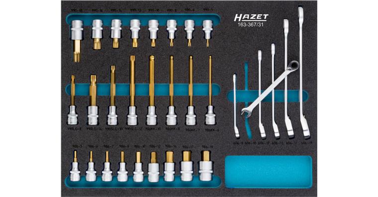 1001210509 socket wrench set 31-piece 1/2 inch external hexagon internal hexagon XZN