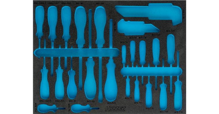 1001210519 Soft foam insert 2K empty 163-373L