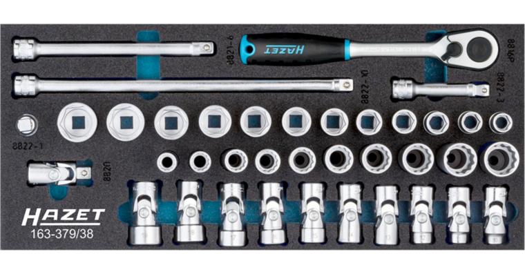 1001210530 screwdriver set TX 38-piece 3/8 inch external hexagon