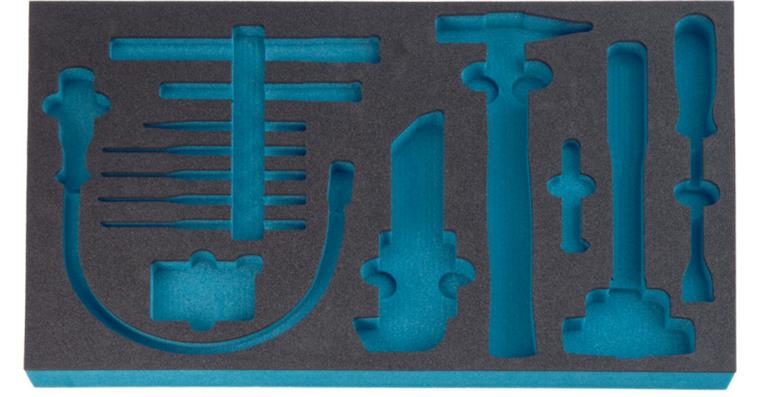 1001207436 soft foam insert 2K empty 163-60L